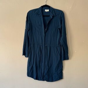 Lou & Grey Teal Shirtdress